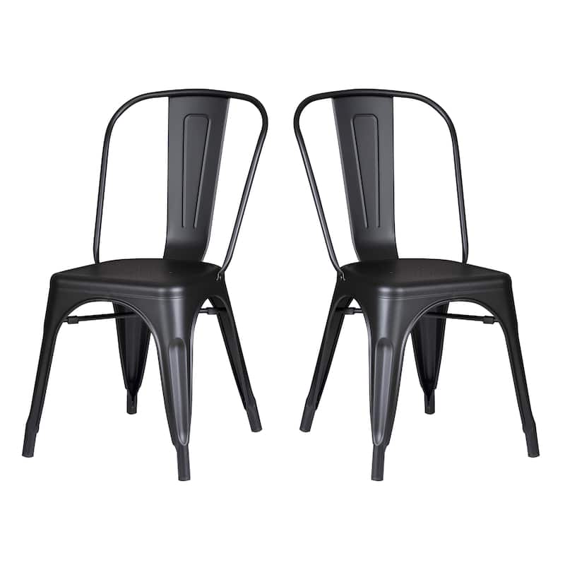 Modern Metal Dining Room Kitchen Bar Chair Set