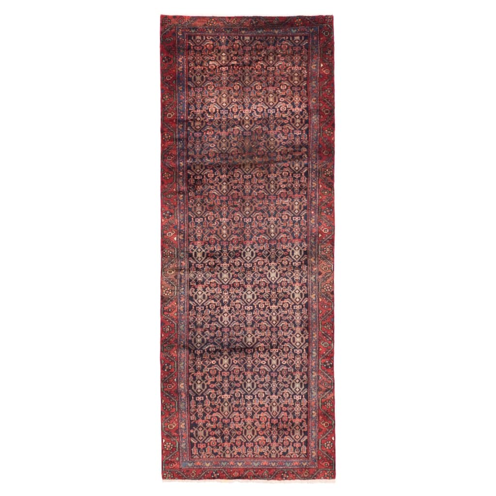 ECARPETGALLERY Hand-knotted Andelz Dark Navy Wool Rug - 3'6 x 9'6