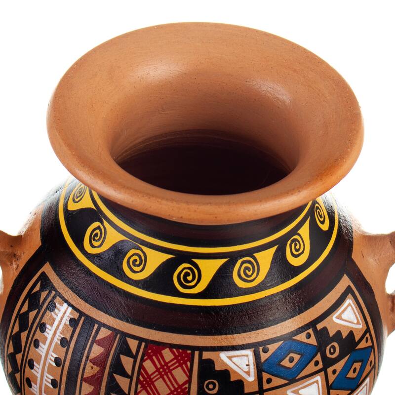 Novica Handmade Inca Majesty Ceramic Decorative Vase