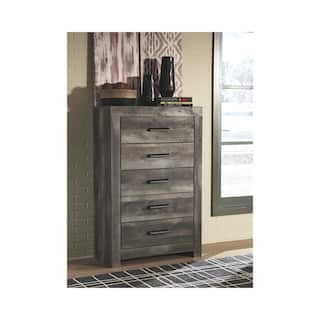 Wynnlow Five Drawer Chest - Casual Style - Gray