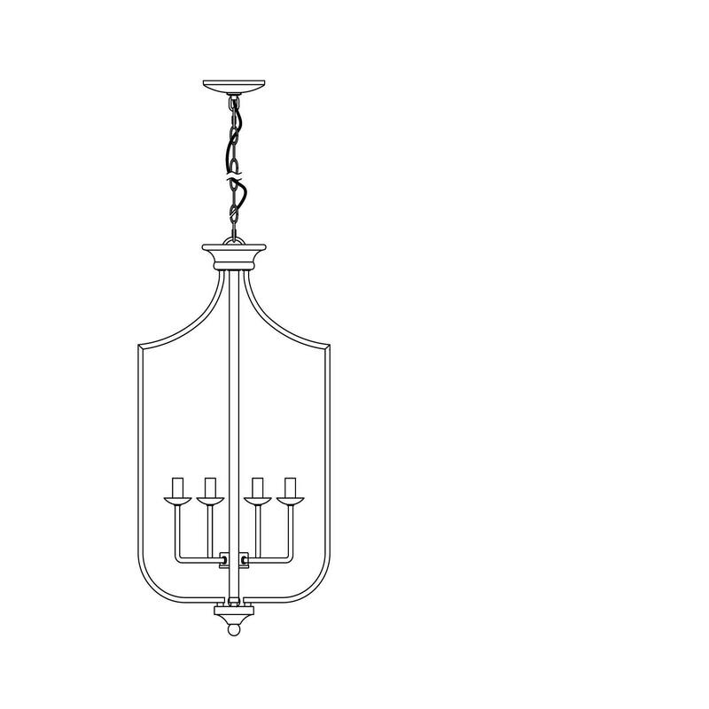 Trans Globe Lighting 11216 Hillcrest 4 Light 16" Wide Pendant