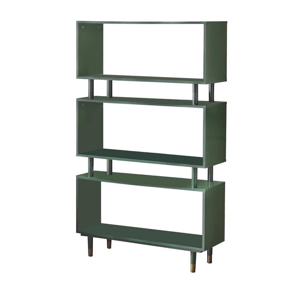 Simple Living Margo Mid-Century Modern 3-tier Bookshelf - 59.5"h x 36"w x 11.8"d