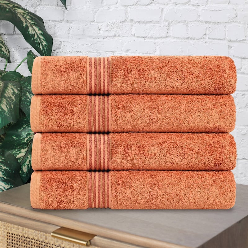 Superior Heritage Egyptian Cotton Absorbent Bath Towel Set of 4