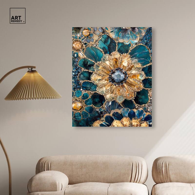 Opulent Geode IV Canvas by Art Remedy, Gallery Wrapped
