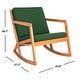 preview thumbnail 79 of 89, SAFAVIEH Outdoor Patio Furniture Vernon Rocking Chair w/ Cushion - 25.6" W x 37.7" D x 30.7" H