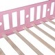 preview thumbnail 8 of 10, Platform Bed Sets, Twin Bed with Desk and Chair, Natural Pink