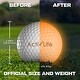 preview thumbnail 4 of 4, Activ Life LED Golf Balls (3 Orange) Best Glow in the Dark Golfer Gifts for Men and Women Night Golfing Unique Novelty