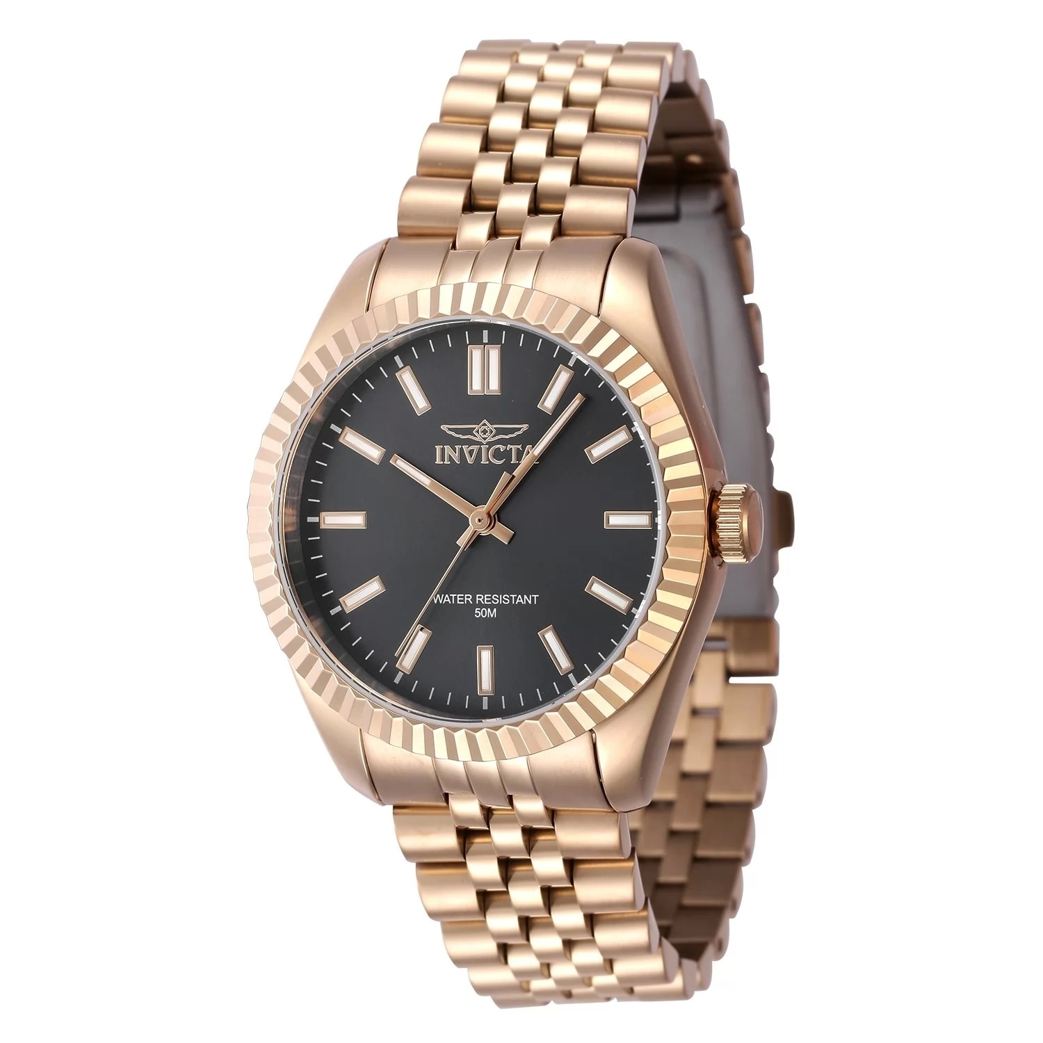 Invicta Women's 47508 Specialty Quartz 3 Hand Black Dial Watch