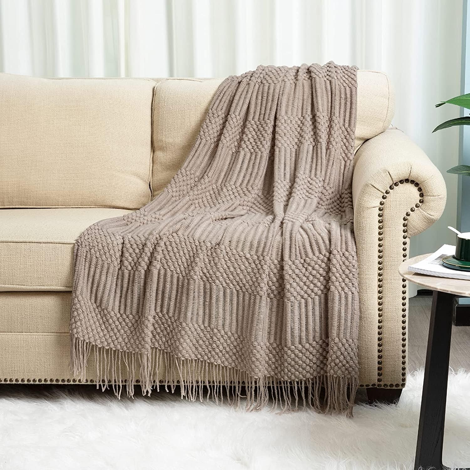 Decorative Throw Knitted Blanket for Women Men and Kids - Bed Bath ...