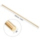 M6 x 250mm Brass Fully Threaded Rod Right Hand Threads - M6 x 250mm ...