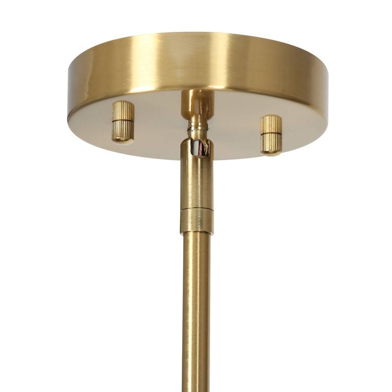 Nalia Modern Electroplated Brass Gold 5-light Wagon Wheel Chandelier - D 26" x H 65''