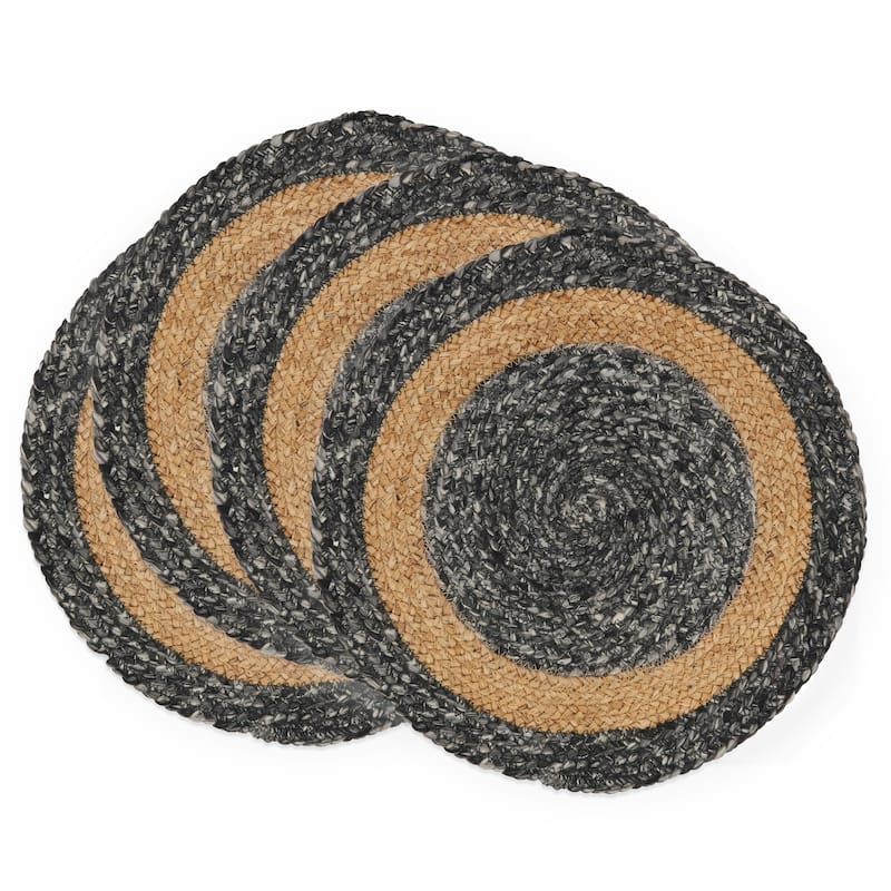 Textured Jute Braided Placemat (Set of 4)