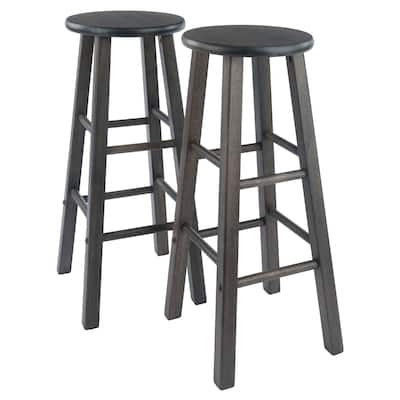 Element 2-Pc Bar Stool Set - 13.58 x 13.58 x 28.98 inches