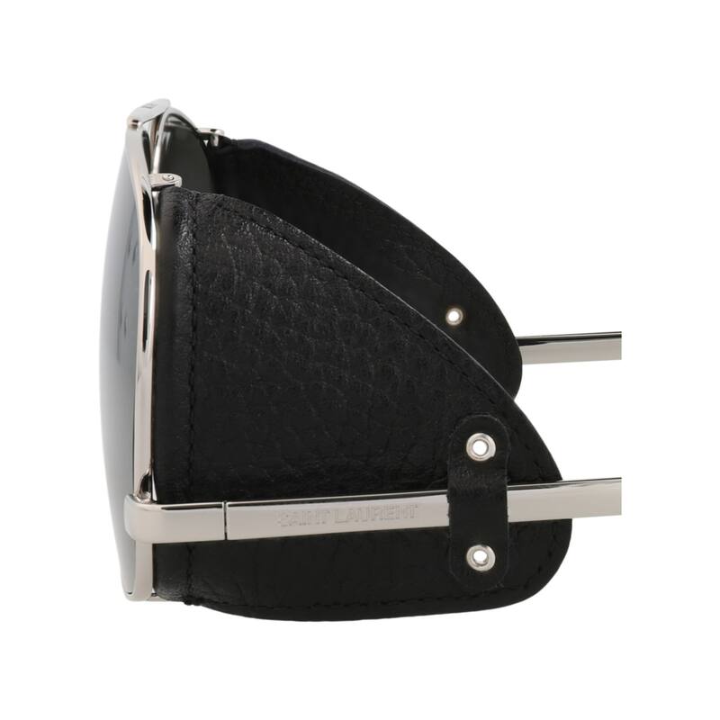 Saint Laurent Aviator-Frame Metal Sunglasses