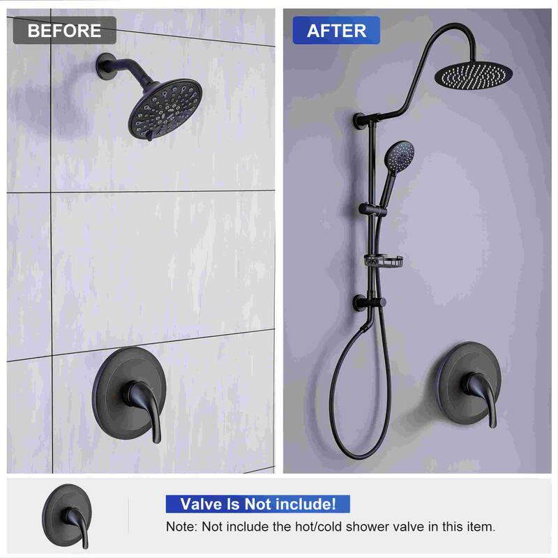 Complete Shower System with Rough in-Valve