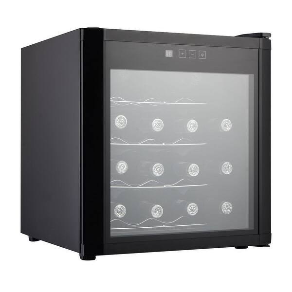 Shop Costway 16 Bottles Wine Cooler Fridge Cellar Storage Holder