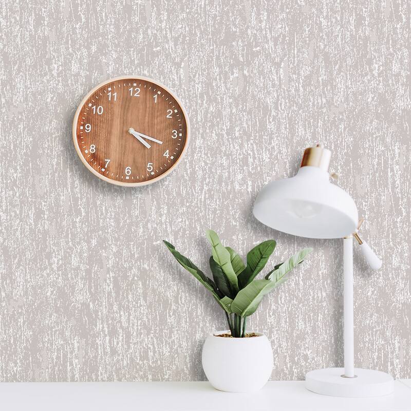 SUSSEXHOME Removable Wallpaper-Waterproof, Strippable, Light Resistance & Cleanable Wall Paper Roll-Wallpaper-Concrete