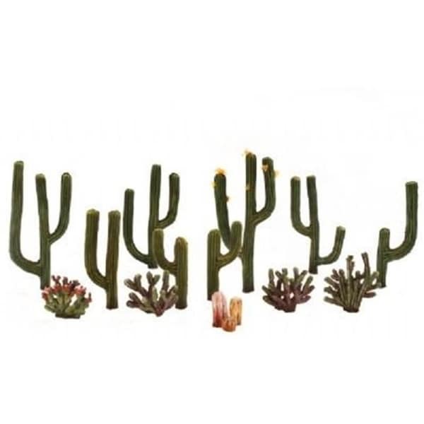 Woodland Scenics TR3600 Cactus Plants .5'' - 2.5'' 13-Pack