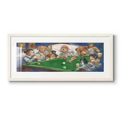 Pool Dogs-Premium Gallery Framed Print