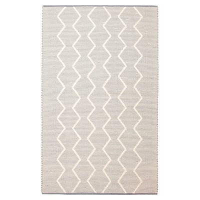 ECARPETGALLERY Braid weave Sienna Grey Wool Rug - 4'11 x 8'2