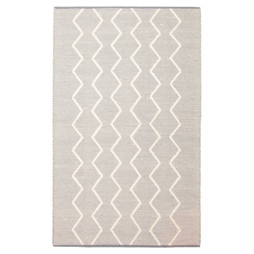 ECARPETGALLERY Braid weave Sienna Grey Wool Rug - 4'11 x 8'2