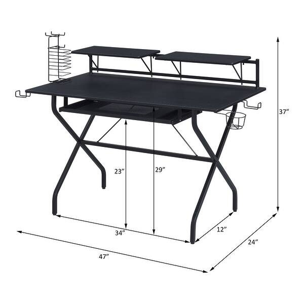 Acme Computer Desk ACME Hartman Computer Desk in Black - Bed Bath & Beyond - 31315542
