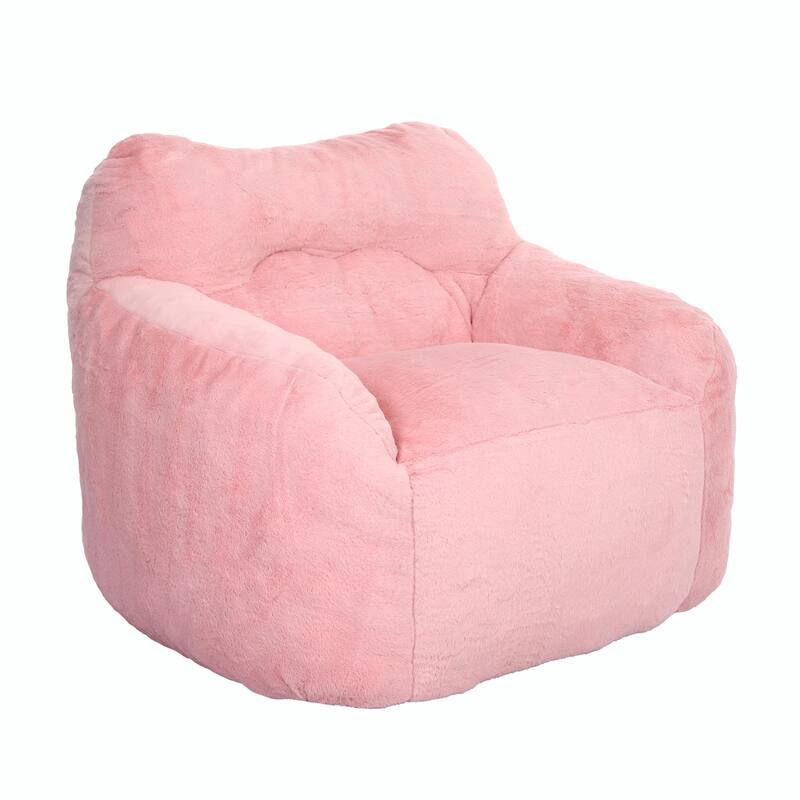 Bean Bag Sofa Chair with Armrests, Stuffed High-Density Foam, Lazy Sofa Comfy Chairs