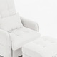preview thumbnail 26 of 59, Adjustable Backrest Lounge Accent Chair Set with Storage Ottoman