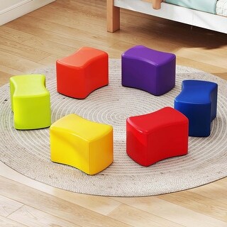 6PCS Butterfly Stools 10" Height Modular Seating Set