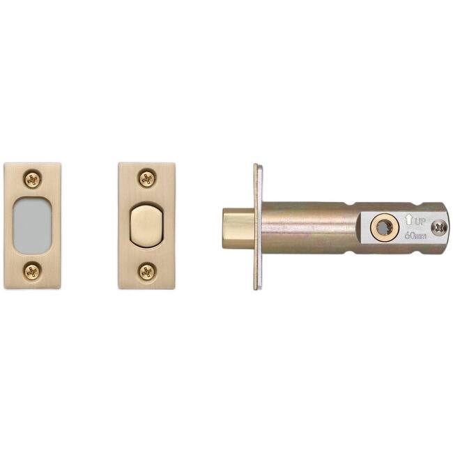 Buster + Punch NDT-051727 Tubular Privacy Deadbolt Door Latch Only for - Brass
