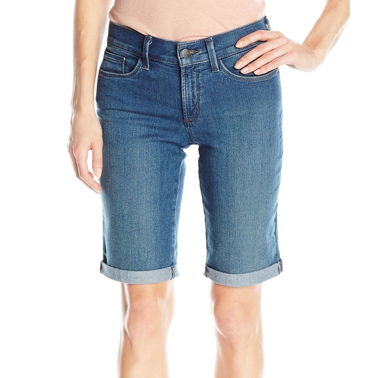 tummy control jean shorts