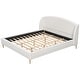 preview thumbnail 18 of 20, Upholstered Bed Wingback Platform Bed with Boucle Fabric