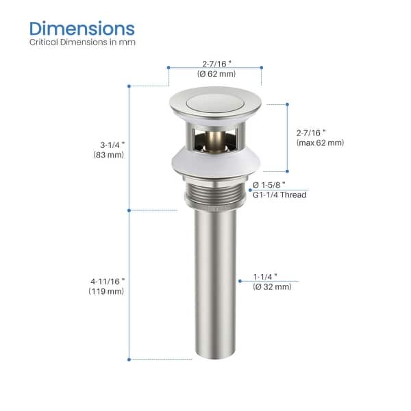 dimension image slide 3 of 4, Circular X 8" Bathroom Sink Widespread Faucet with Drain Assembly