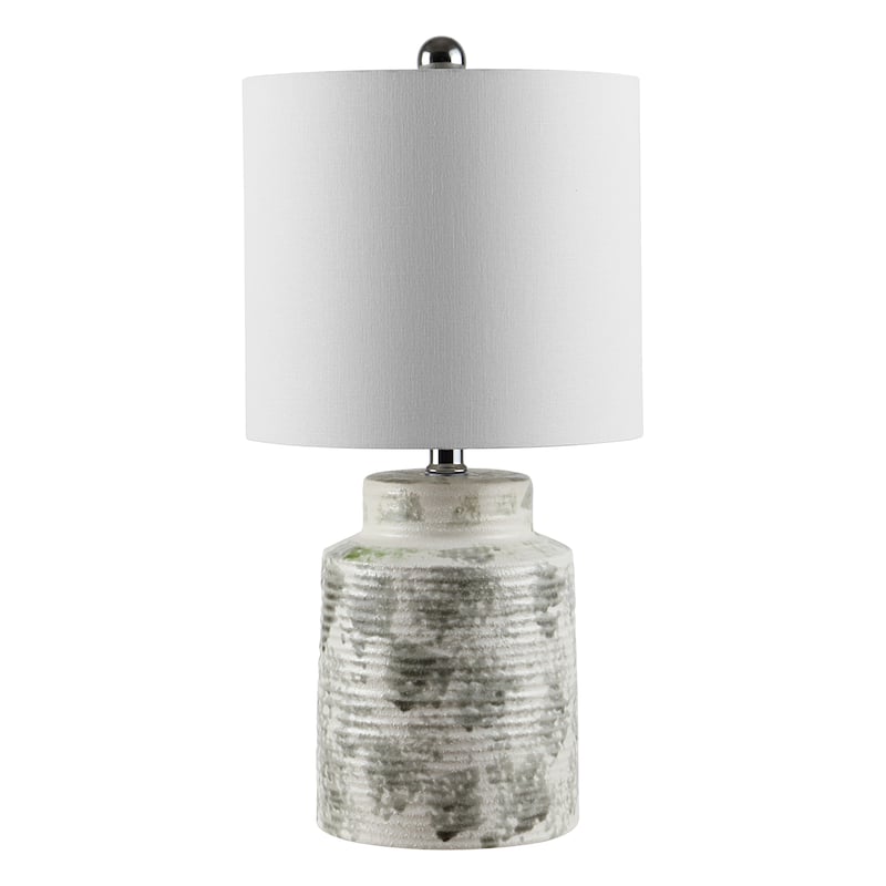 SAFAVIEH Lighting 19-inch Branko Ceramic Table Lamp - 10"W x 10"D x 19"H