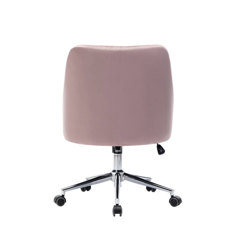 Porthos Home Livia Chair For Desk, Semi Wingback In Velvet Fabric