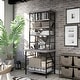 preview thumbnail 5 of 24, Rendrick Farmhouse Adjustable Shelves Bookcase by Furniture of America Antique Grey