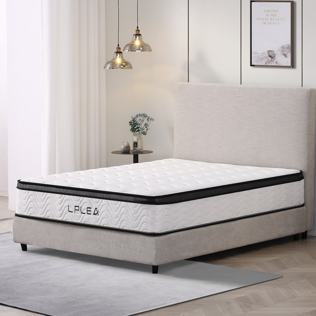 Lplea 12 Inch Hybrid Gel Memory Foam Mattress