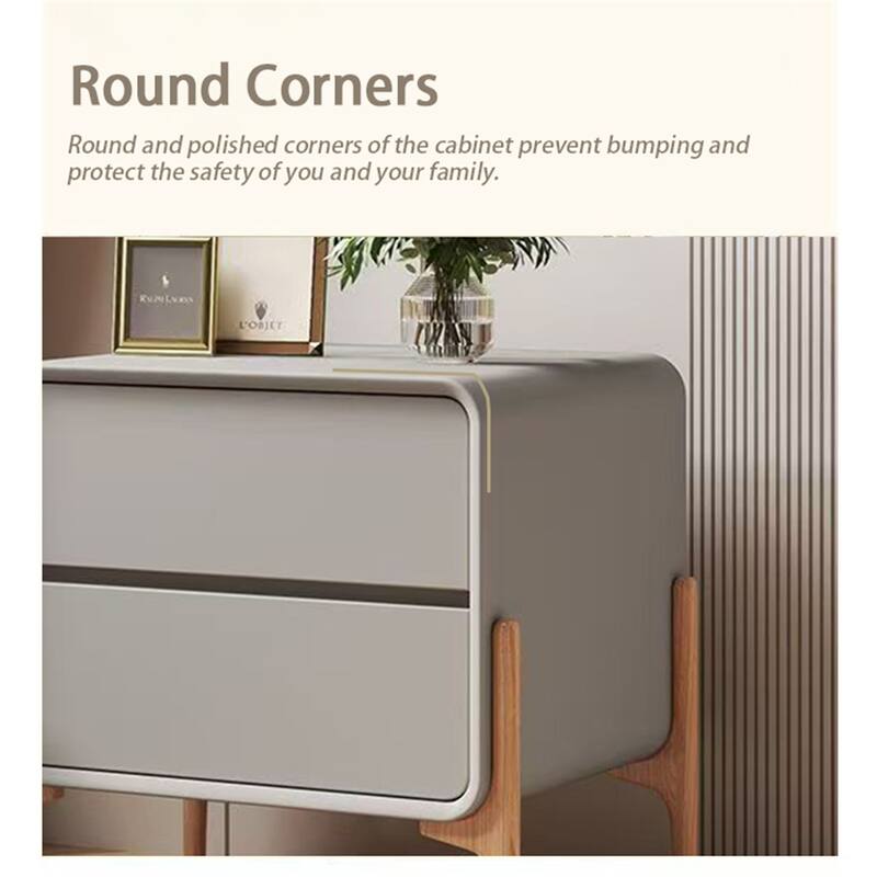 Bedside Cabinet with Two Drawers