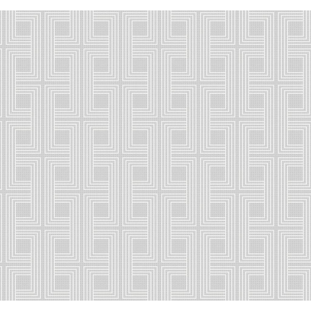 Seabrook Designs Interlocking Squares Unpasted Wallpaper