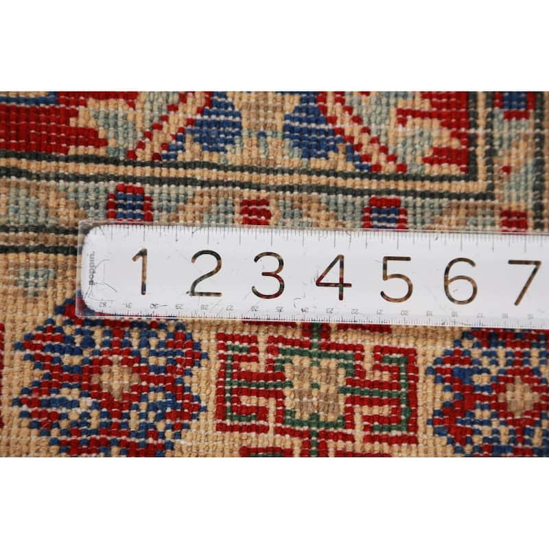 Red Kazak Foyer Rug Oriental Handmade Wool Carpet - 2'7"x 4'0"