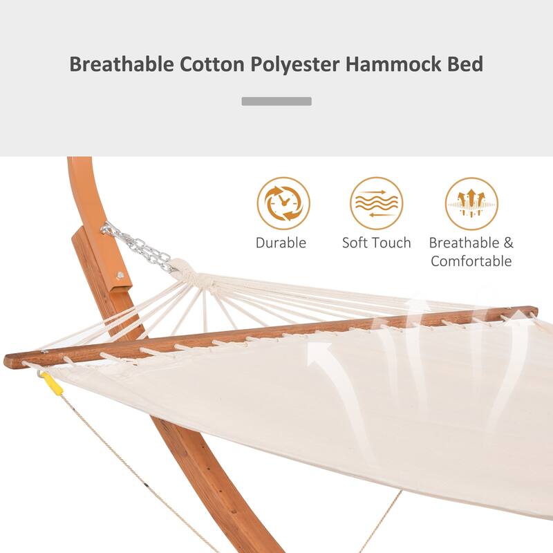 Cotton Hammock with Stand & Canopy