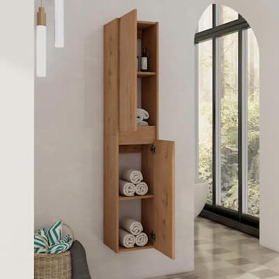 Malwee 12"/36" Bathroom Cabinet Wall Mounted Storage, Bathroom Medicine Cabinet with Soft Close Door and Shelf Over The Toilet