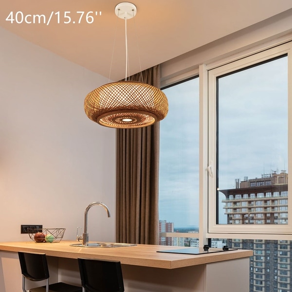 Bamboo drum light top