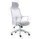 preview thumbnail 15 of 25, Porthos Home Cory Swivel Office Chair, Tall Mesh Back, Height Adjustable Seat White