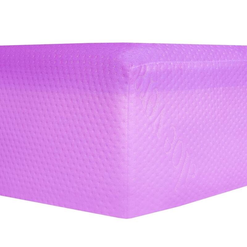 6 in. Firm Gel Memory Foam Mattress for Full Size Bed in a Box with Breathable Pink Aloe Vera Cover