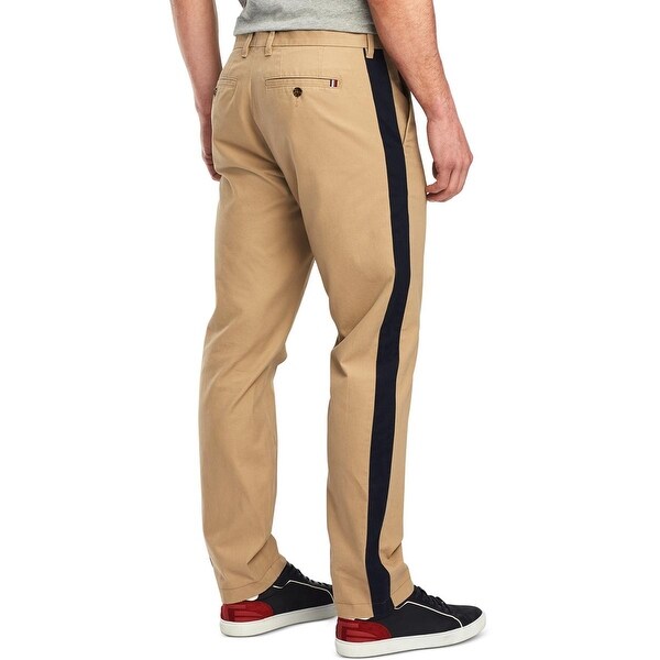 tommy hilfiger pants with stripe