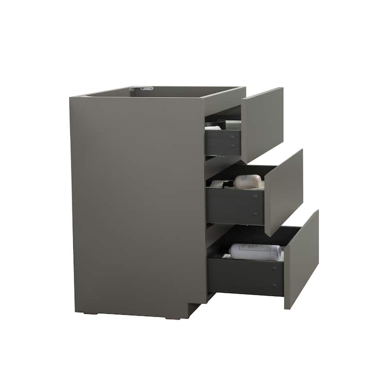 Floor cabinet WITHOUT basin,With three drawers