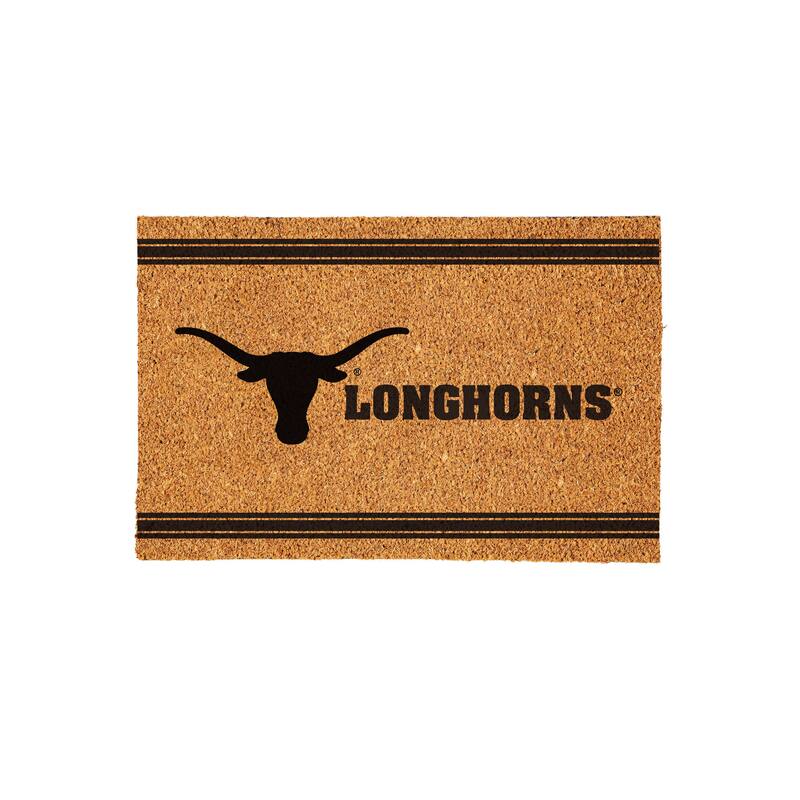 University of Texas Monochrome Indoor/Outdoor Coir Door Mat