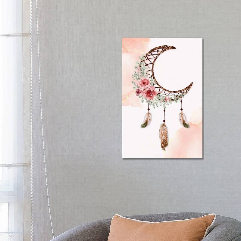 iCanvas "Dream Catcher - Tribal Art" by Artsy Bessy Canvas Print - 26x18x1.5