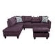 preview thumbnail 38 of 60, Sectional Sofa Set w/ Drop Down Table